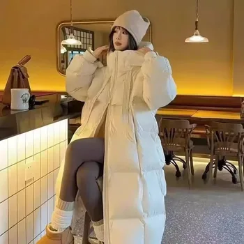 2025 Doudoune D'hiver Chaude Pour Femme Manteau Capuche Hiver Épaissir Veste Parka Polaire Chaude En Peluche Blousons Avec Fermeture À Glissière Doudoune Vêtements Coupe Vent Manteaux D'extérieur