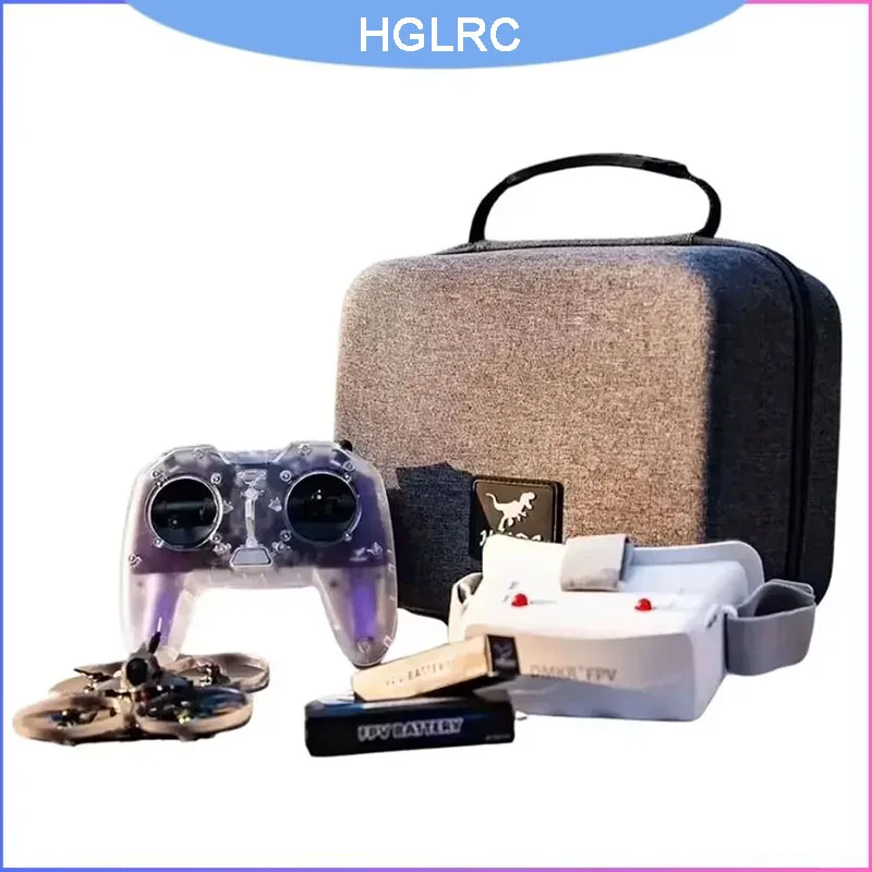 

Комплект FPV-дрона HGLRC Petrel 85 Whoop 2 дюйма RTF, включает пульт C1 и очки 5.8G, готов к полету для начинающих и тренировок в помещении.