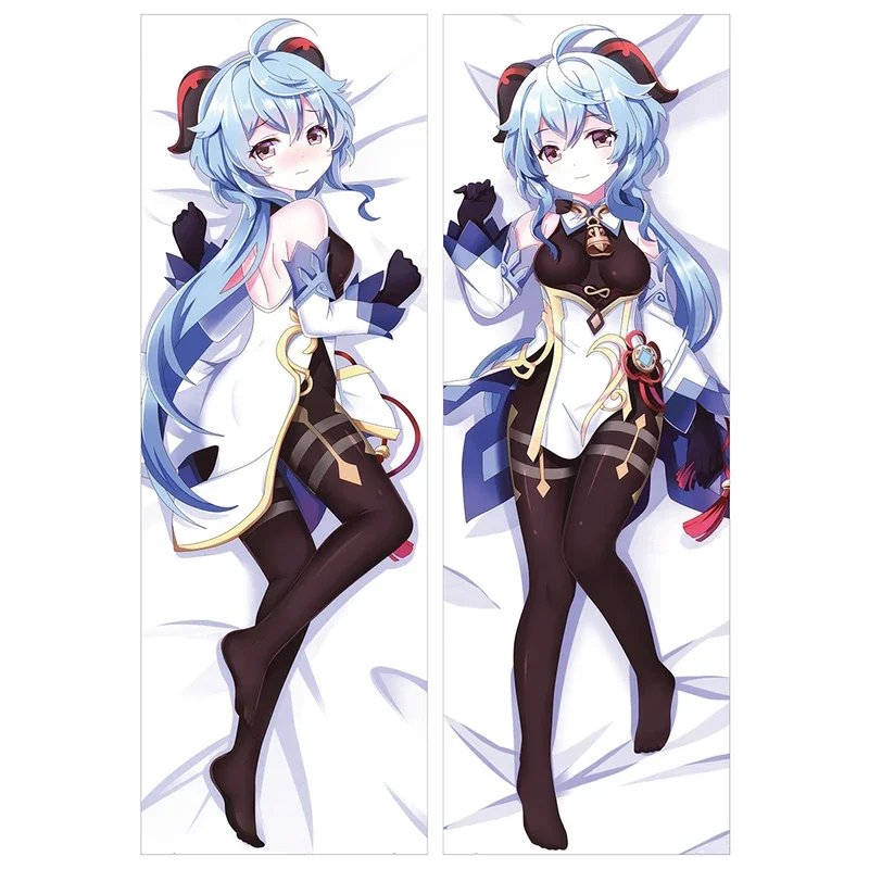 

Genshin Impact Ganyu Zhongli dakimakura обнимающая наволочка для тела аниме игра отаку наволочка украшение дома