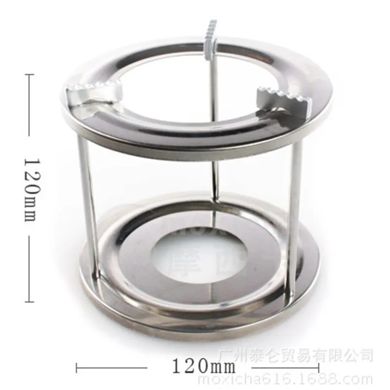 Mini Coffee Pot Gas Stove Rack Removable Stainless Steel Portable Mountaineering  Mocha Coffee Rack Alcohol Lamp Stand