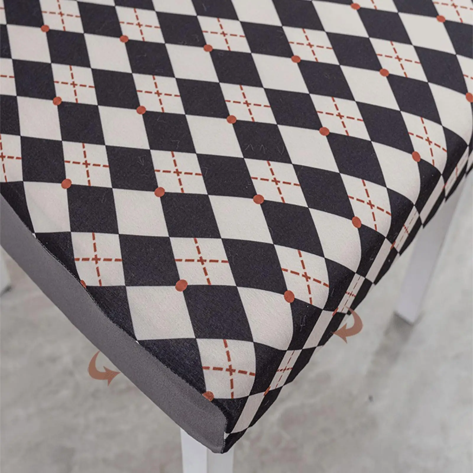 غطاء كرسي الطعام، مقعد ناعم قابل للإزالة وغطاء خلفي قابل للتمدد لحفلات الزفاف والفنادق والولائم