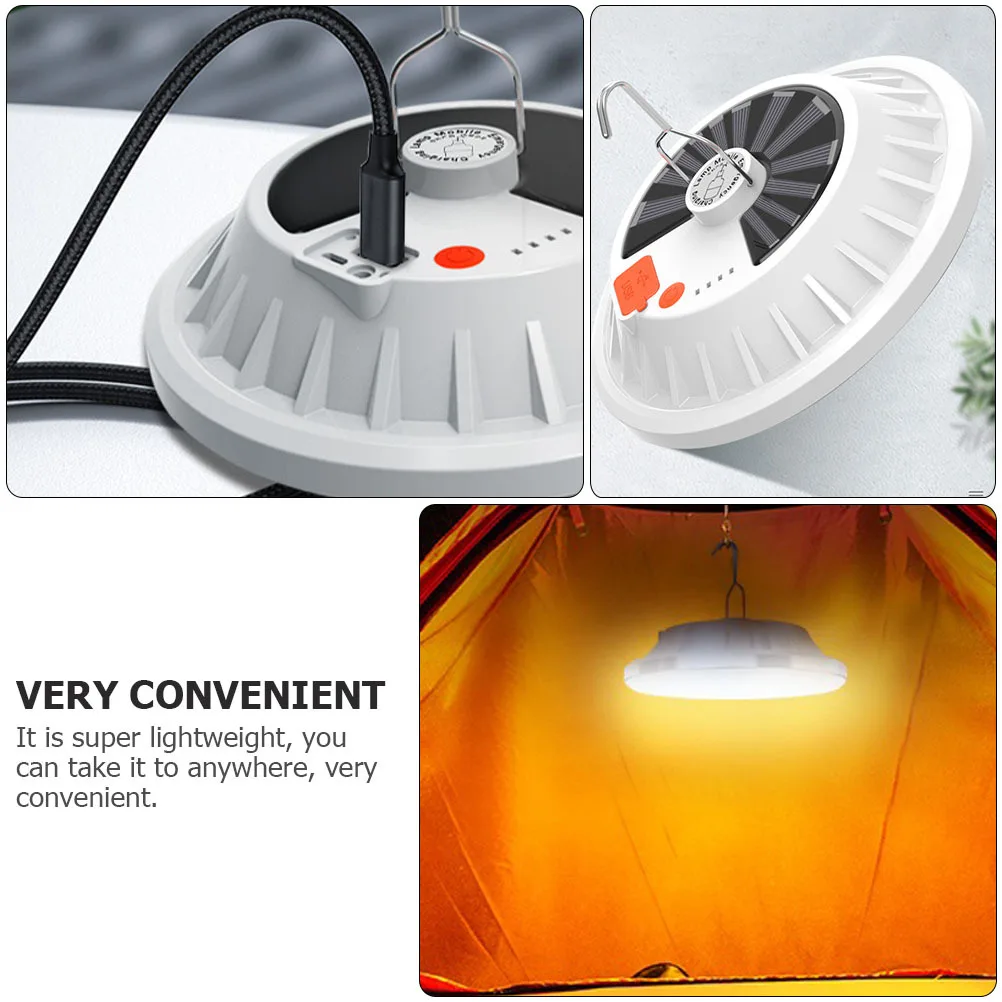 

Camping Solar Light 1Pcs Multi-Functional Portable Emergency Lamp for Hiking Fishing Reading Remote Control Lightweight