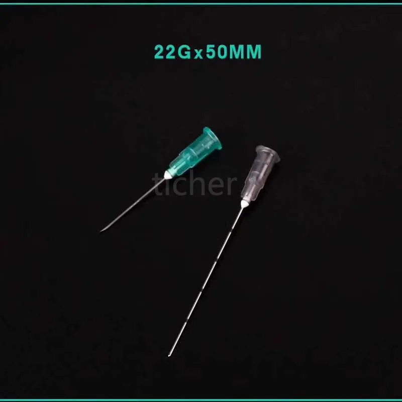 Blunt Tip Micro Cannula Medical ฉีดเข็ม18G 21G 22G 23G 25G 27G 30G ธรรมดาปลายหยัก Endo เข็มเข็มฉีดยา