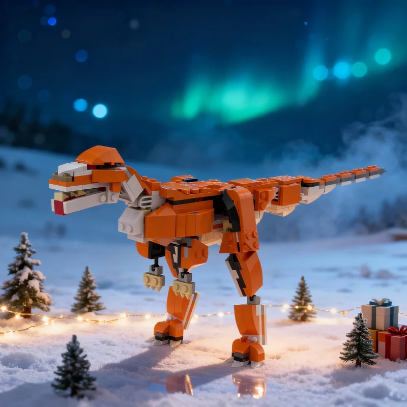 

332pcs MOC Creator 3 1 Giganotosaurus Carolinii Model Building Blocks Christmas Gift Architecture DIY Toys Idea Creative