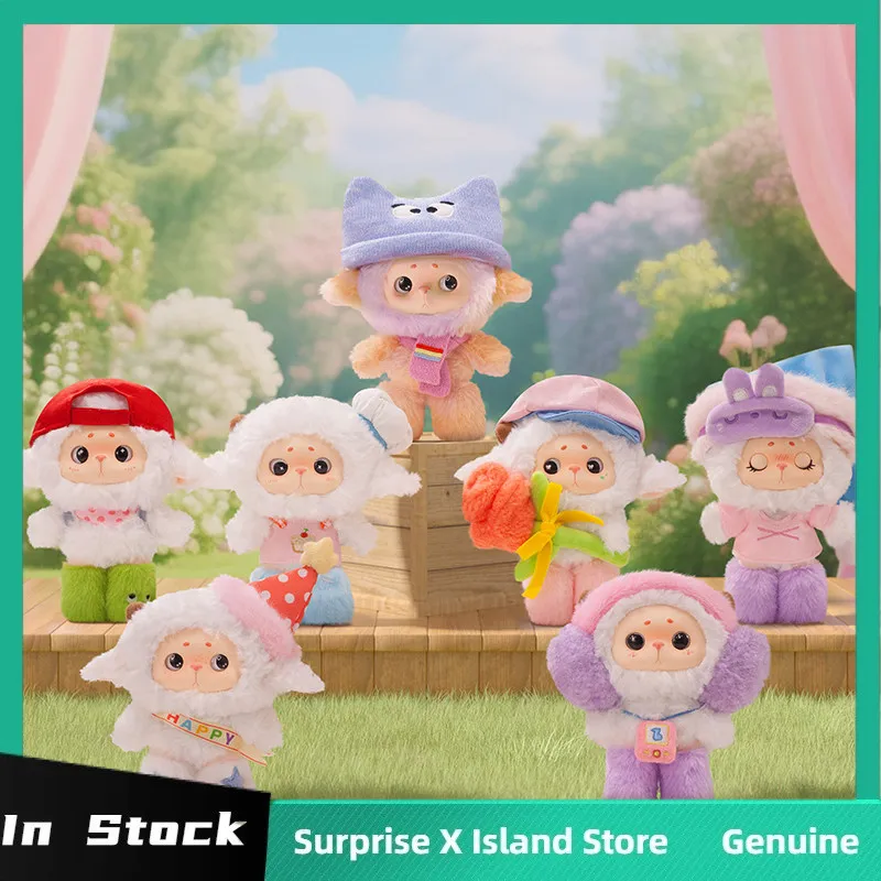 Caja Sorpresa de Peluche Original Miehuhu Ultimate Chill Manual Series Sjd, Linda Muñeca de Oveja, Adorno de Escritorio, Figura Kawaii, Regalos Coleccionables