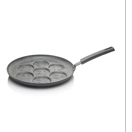 EW's Kitchenware Ews-Gray Smiling Face Pancakes mould