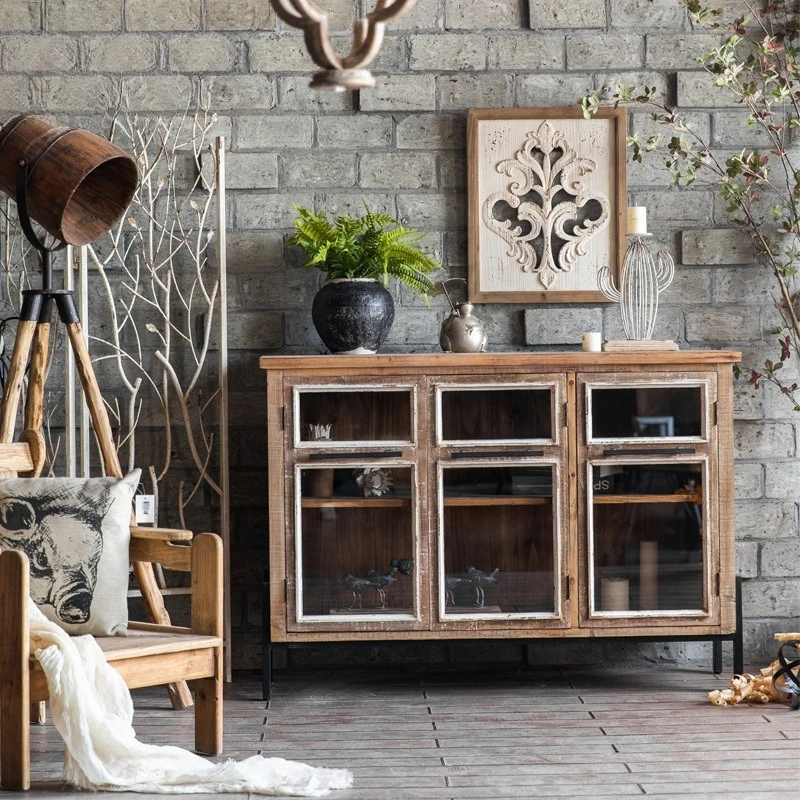 

Storage cabinet, prop sideboard, vintage vintage homestay living room, wine cabinet, cabinet, tea cabinet