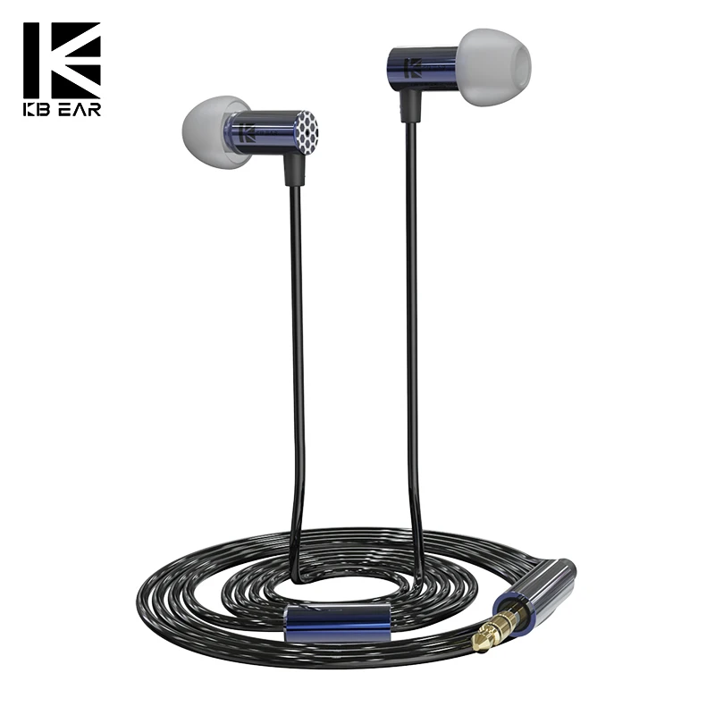 Kbear little q verkabelt im Ohr Hifi-Kopfhörer für iPhone Android Metall 6mm Composite-Membran Schlaf Ohrhörer iem Kopfhörer mit Mikrofon