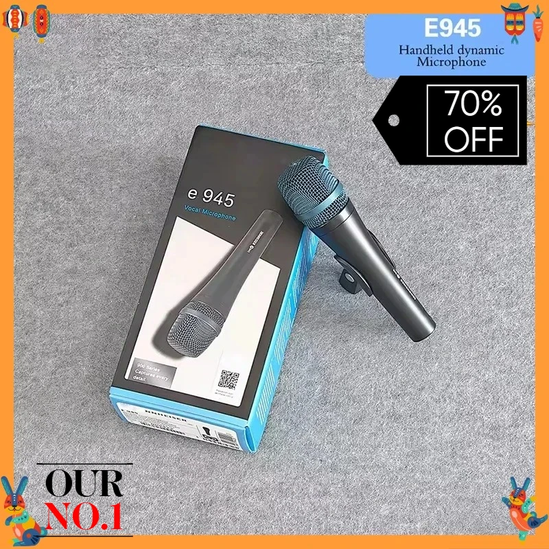 

Профессиональный динамический микрофон 2026 TOP Microphone Evolution 900 Series E945 для живых выступлений, прямых трансляций, конференций и вокала