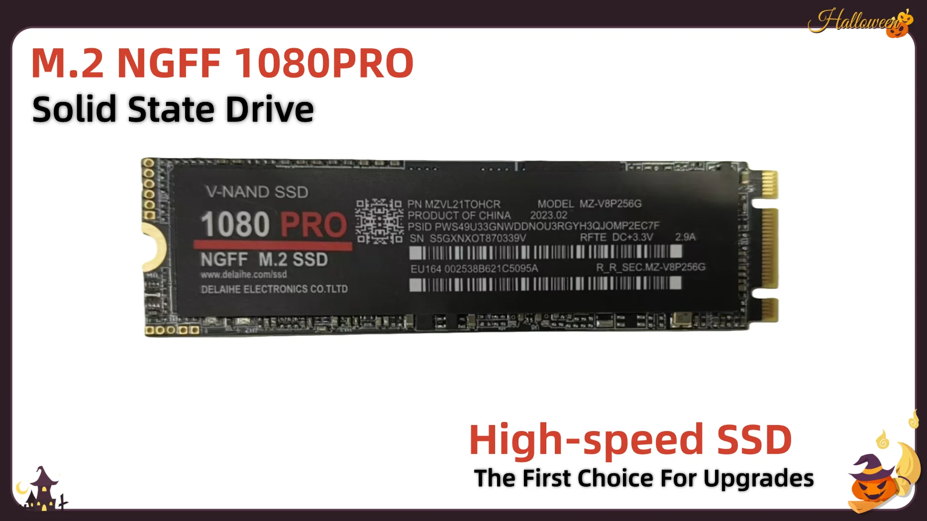 Original New 1080PRO M.2 NVMe PCIe4.0 SSD NGFF Internal Solid State Drive For PS5 Gaming Desktop Laptop PC - view 3