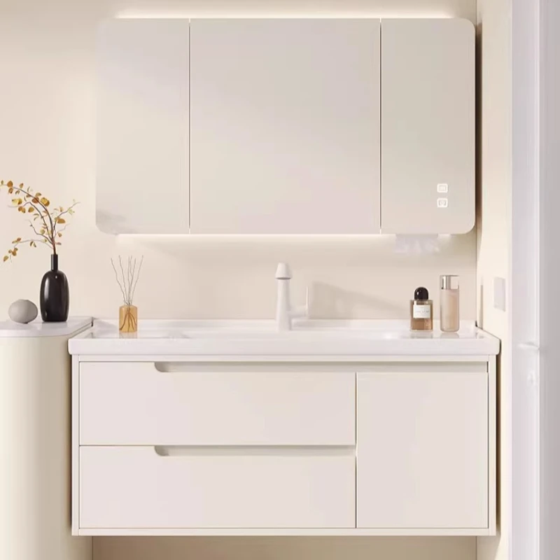 

Bathroom cabinet Ceramic integrated basin Toilet wash basin cabinet Combined washstand cabinet