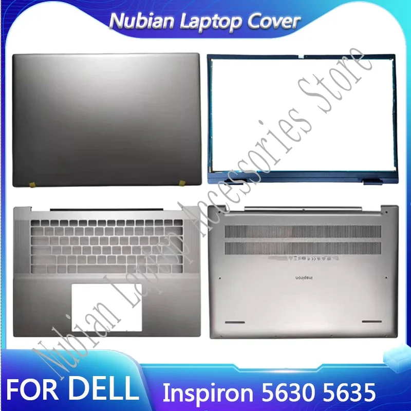 Nuevo para DELL Inspiron 5635 5630 cubierta trasera LCD para portátil/marco frontal/almohadilla de palma/cubierta inferior plateada 0P3F8C 0HX5TK 0D4WJ7 0YFWNK