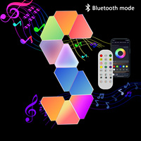 LED Triangular Wall Light RGB IC Bluetooth APP Control DIY Styling Suitable For Game Room Decoration Atmosphere Light