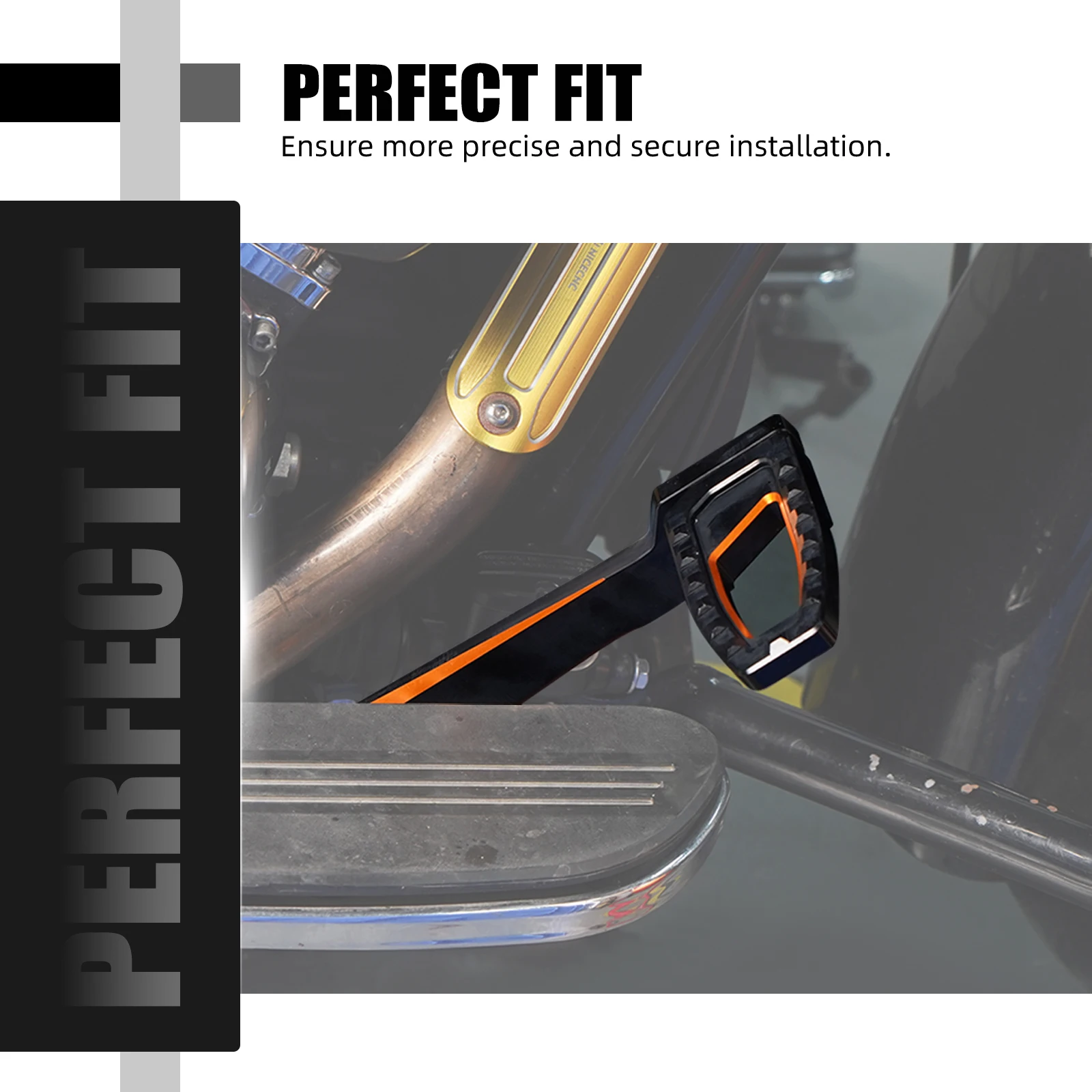 Für Harley Road Glide FLTRX FLTRXS 2015-2024 Fahrer- und Beifahrer-Fußrasten, Hinterer Bremshebel, Schalthebel, Street Glide FLHX 17 – Detail 15