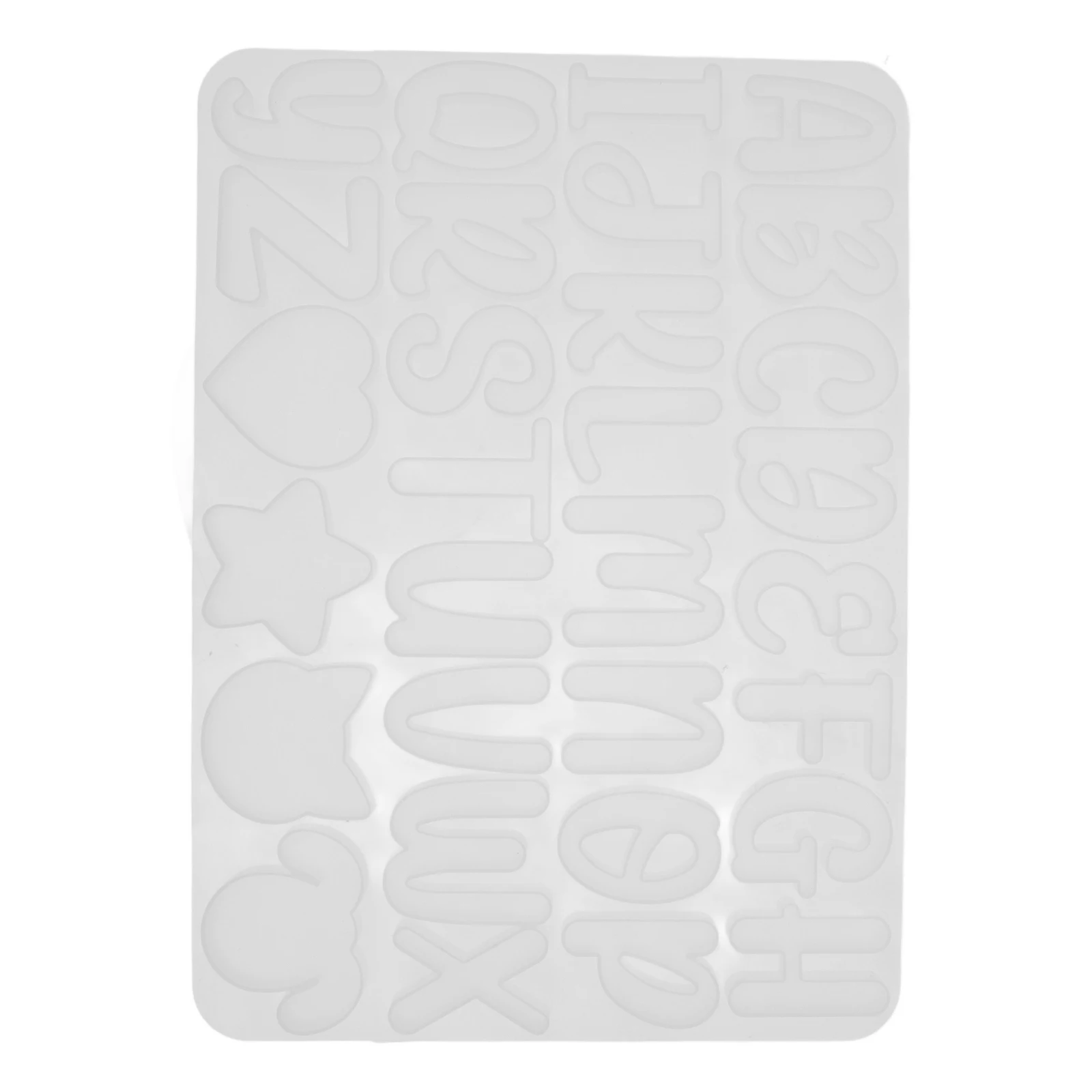 

26 Letters Alphabet Silicone Molds DIY Pendant Keychain Making Crafts Jewelry Supplies Lightweight Compact Mold