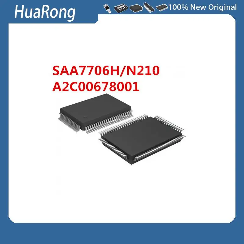 

2PCS/LOT SAA7706H/N210 A2C00678001 QFP80 TSB81BA3EPFP TSB81BA3E SB81BA3 HTQFP80