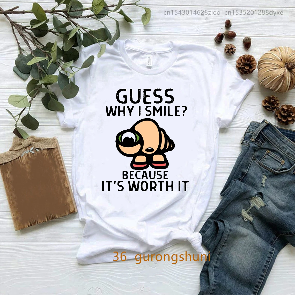 

New Movie Show Marcel T Shirt The Shell With Shoes On T-Shirt Women Clothes Female Clothing Short Sleeve Harajuku Tees Tops