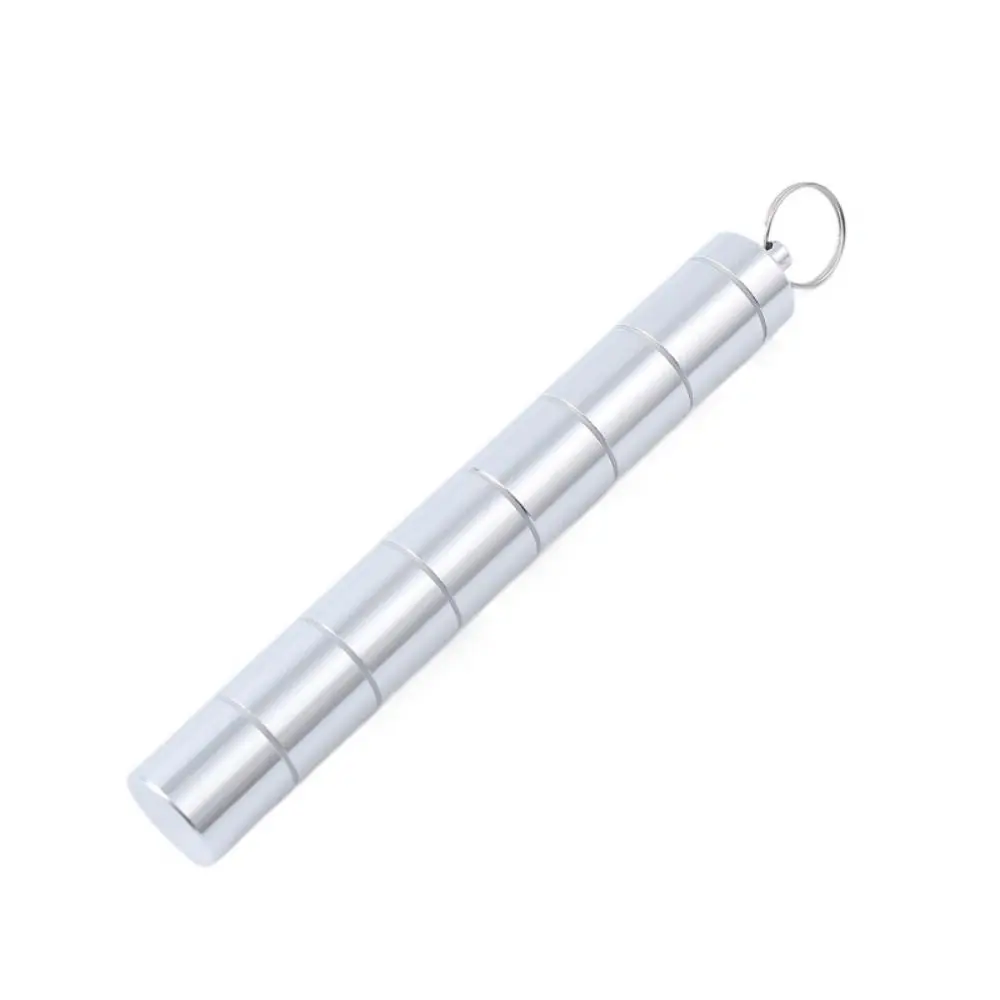 

Aluminium Alloy Weekly Pill Box Compact Stackable 7 Day Pill Case Portable Large Compartment Medicine Organizer Hold Pills