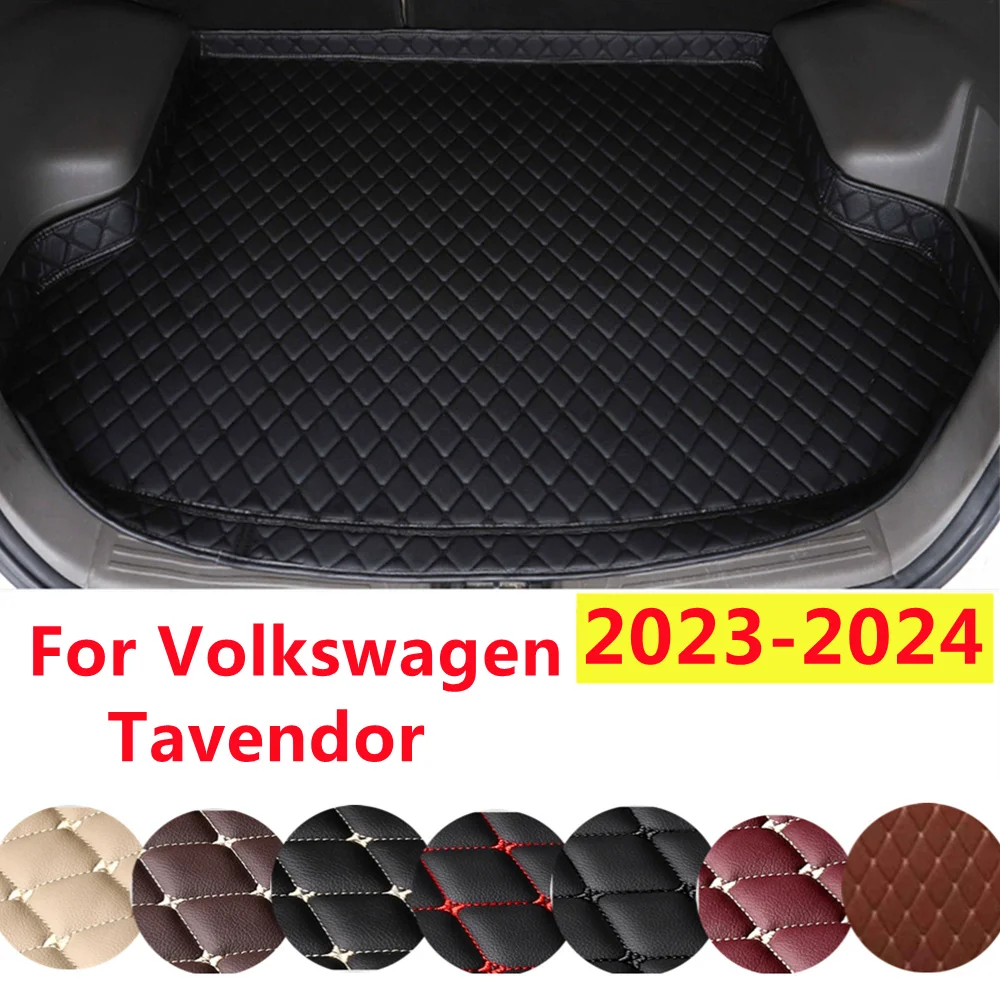 YJ High Side XPE Leather AUTO Accessories Car Trunk Mat Custom Fit For Volkswagen VW Tavendor 2024 2023 YEAR Rear Cargo Liner