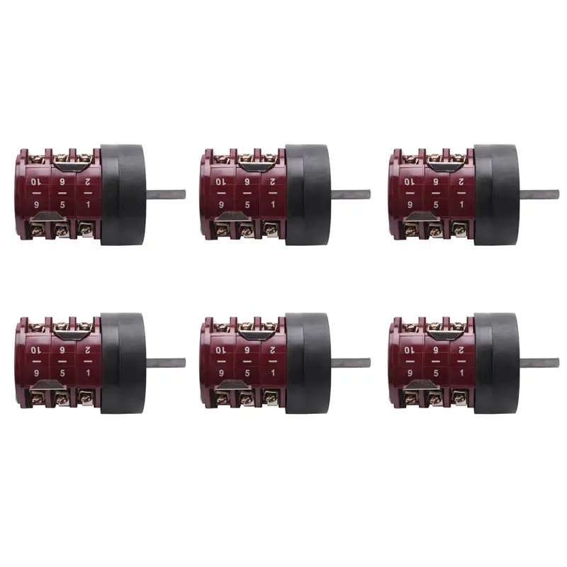 6X 220V/380V 32A Car Tire Changer Machine Motor Forward Reverse Switch Turn Table Pedal Switch Tire Repair Tools