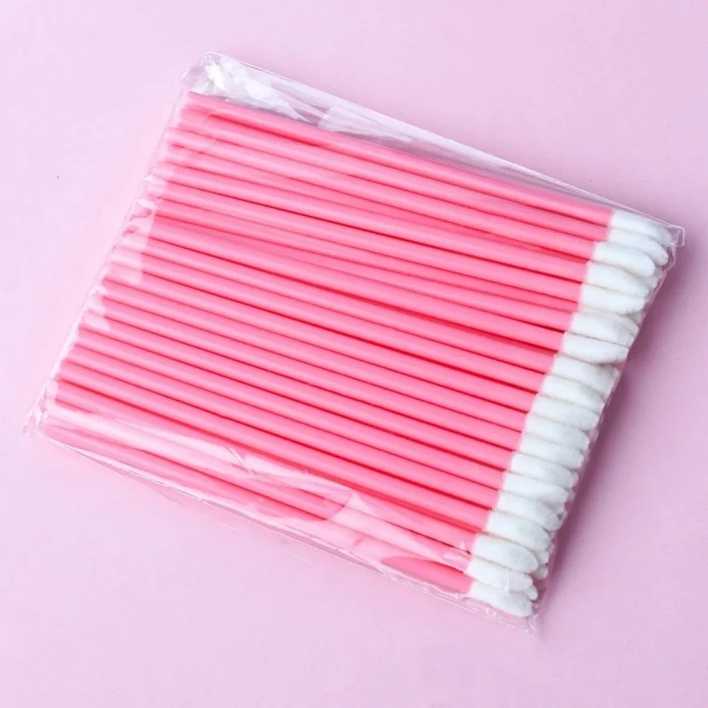 5/50/100Pcs Disposable Lip Gloss Applicator Wands Portable Makeup Lip Brushes Multipurpose Cosmetic for Lips Lipstick Eyeshadow
