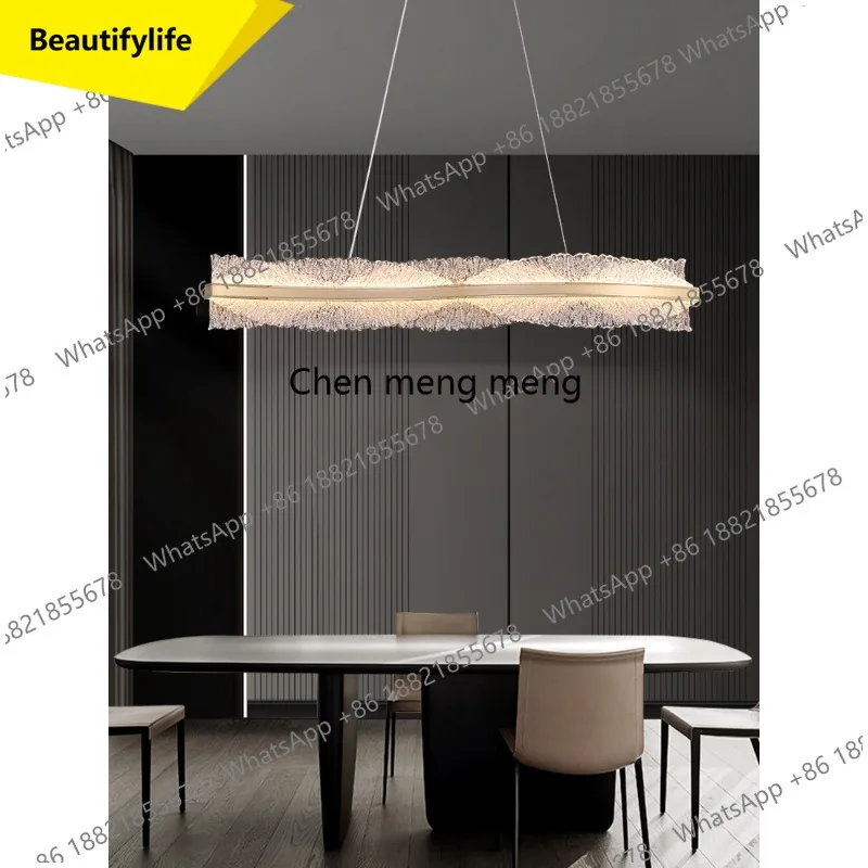 

Люстра для ресторана M46, роскошный светильник для стола, дизайнерский светильник премиум-класса для длинной обеденной зоны или бара.