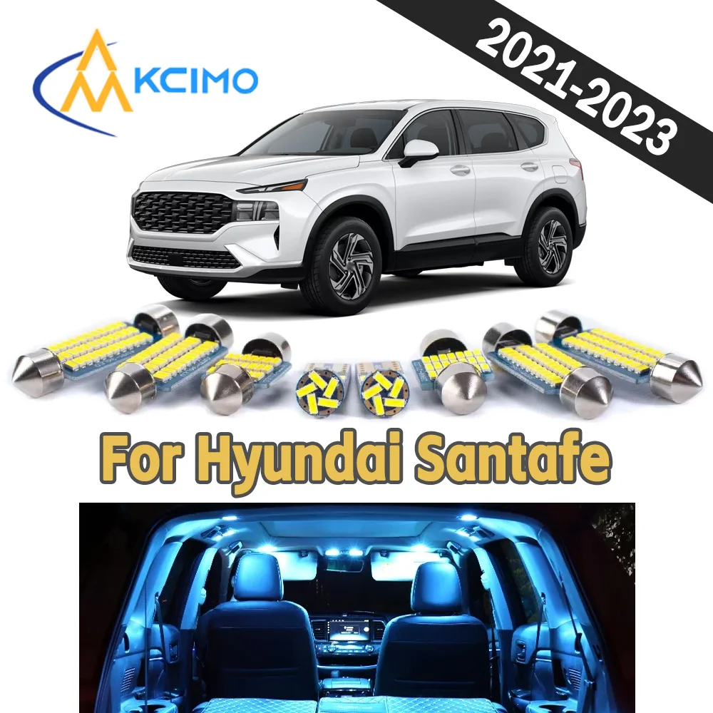

Energy Efficient Car Interior LED Light Bulbs Anti Flicker CANBUS Indoor Reading Lights For Hyundai Santafe Santa fe 2021-2023