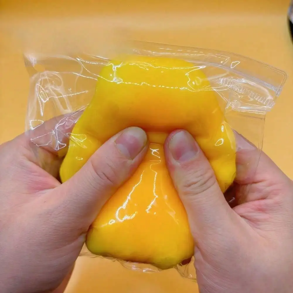 Fluid Filled Mango Squishy Slow Rising Simulated Fruit Moldable Soft Sensory Fidget Toy Creative Stress Relief Desktop Vent Ornament