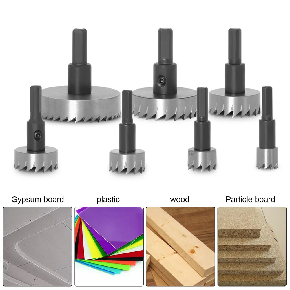 

Набор сверл HSS 15 мм, 20 мм, 25 мм, 30 мм, 35 мм, 45 мм, 55 мм для сверления металла, включая сталь, нержавеющую сталь и формикул.