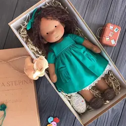 Handmade Wal-dorf Doll Figure Baby Вirthday Gift Doll With Clothes Cozy Cuddle Astoria Plush Toys Cute Home Indoor Shelf