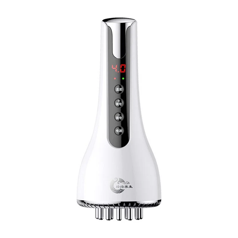 

A61P Microcurrent Meridian Scraping Infrared Body Detox Massage Health Comb Unblocking Warm Brush Shape Live Blood Shu Tendon