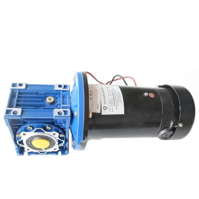 Wo-rm g-ear reducer ele-ctric g-ear m-otor 24 v 500 w
