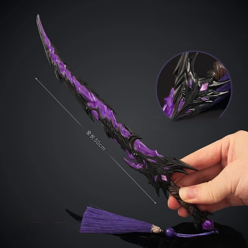 Juego de 30cm/11,8 pulgadas para la paz, cola de Vladi grande, modelo de Metal, colgante de aleación, colección de adornos de juguete, regalo de exhibición de escritorio para niño