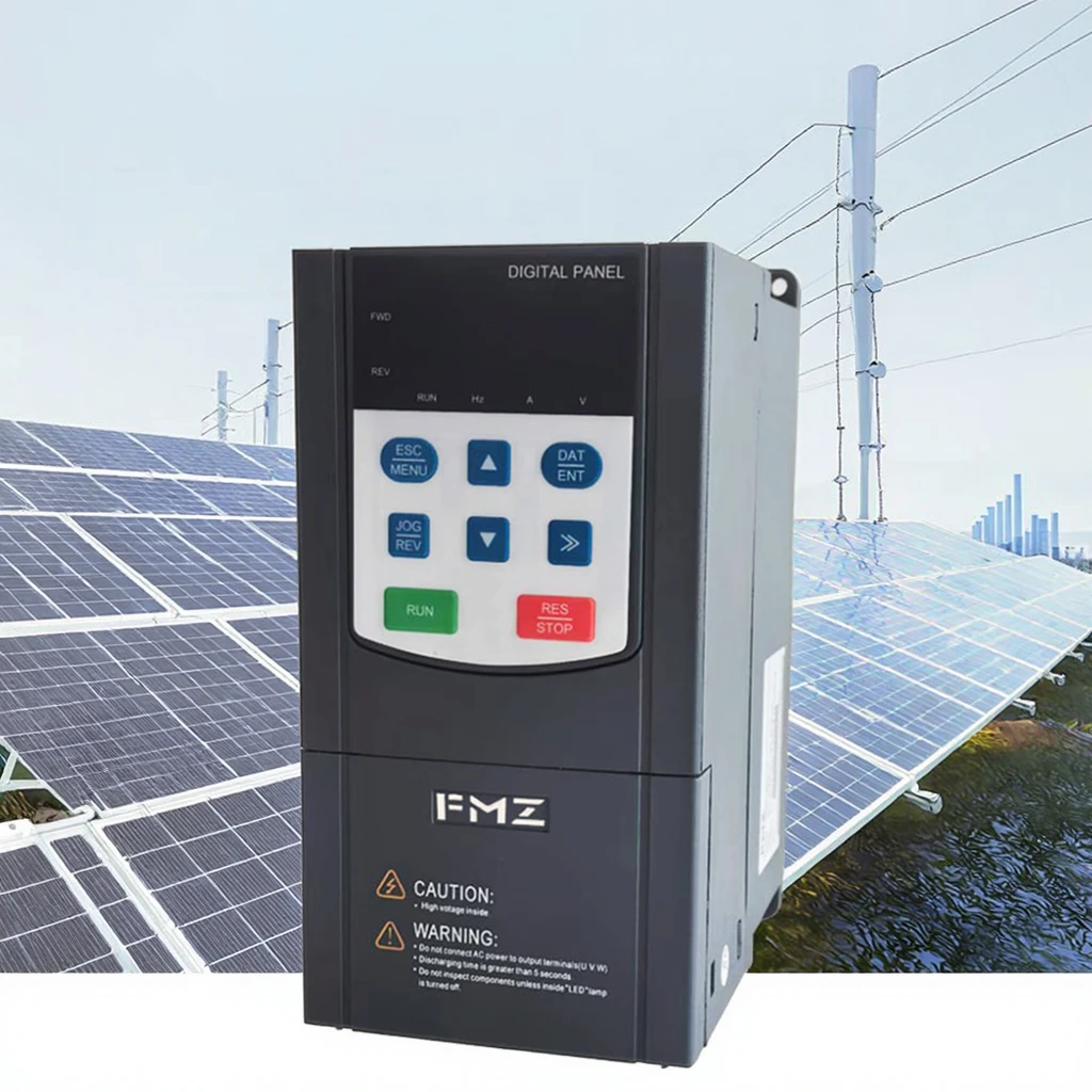 

H880G 220V Vfd Ac Drive 1 Phase to 3 Phase Motor Speed Control Solar Mppt Vfd Drive 10hp 7.5kw Solar Pump