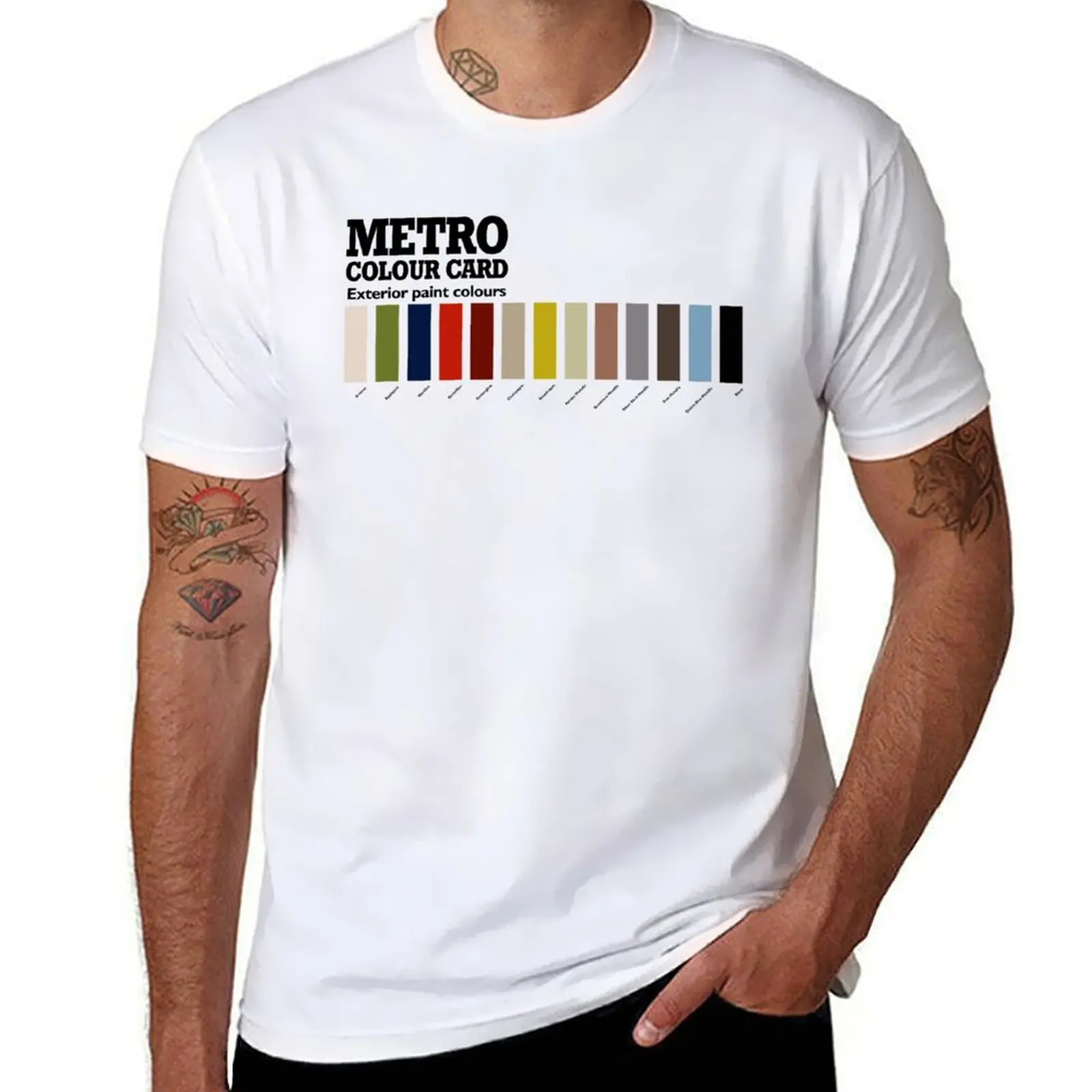 

AUSTIN METRO COLOUR CARD T-Shirt man t shirt luxury t shirt man plain T-Shirt