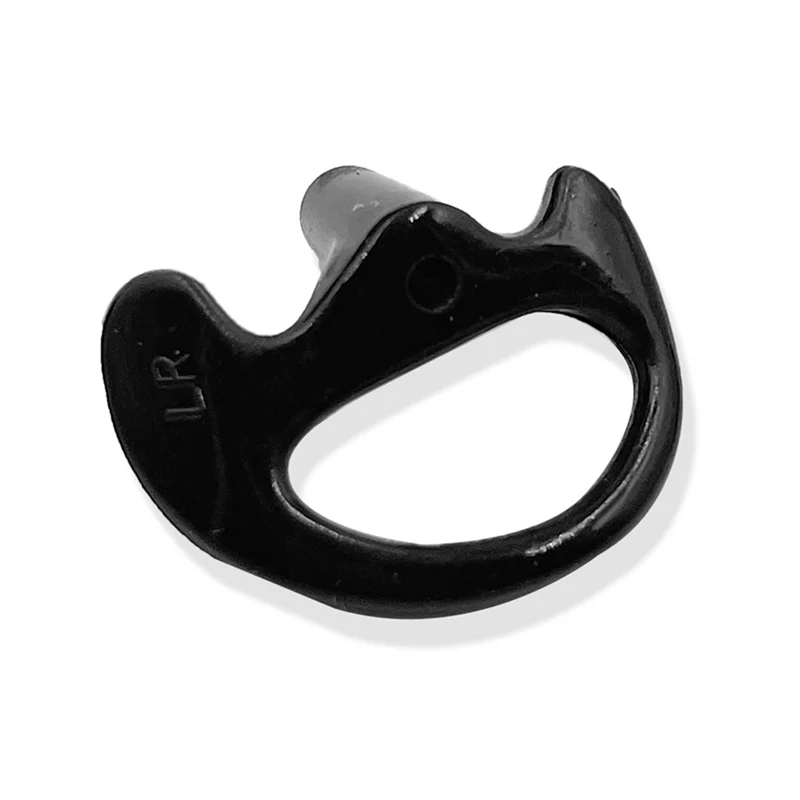 Classic-Replaceable Silicone Earbuds Triangle Earpods With Air Tube Headset Black Size L Walkie Talkie Spare Parts Accessories