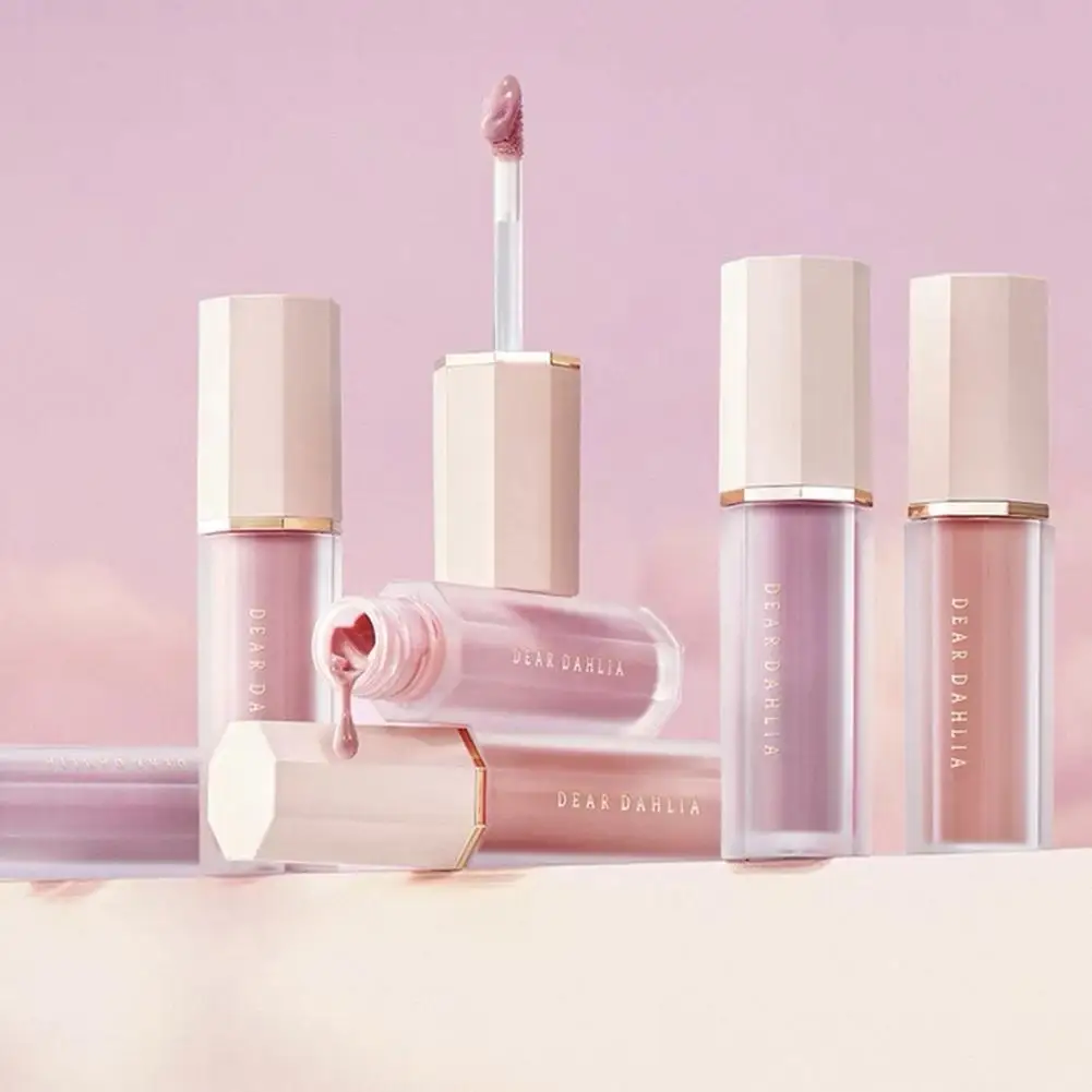 Dear Dahlia Blush Velvet Liquid Blush on Long-Lasting Hydrating Gloss Lip & Cheek 3 Colors for Choose Facial Makeup