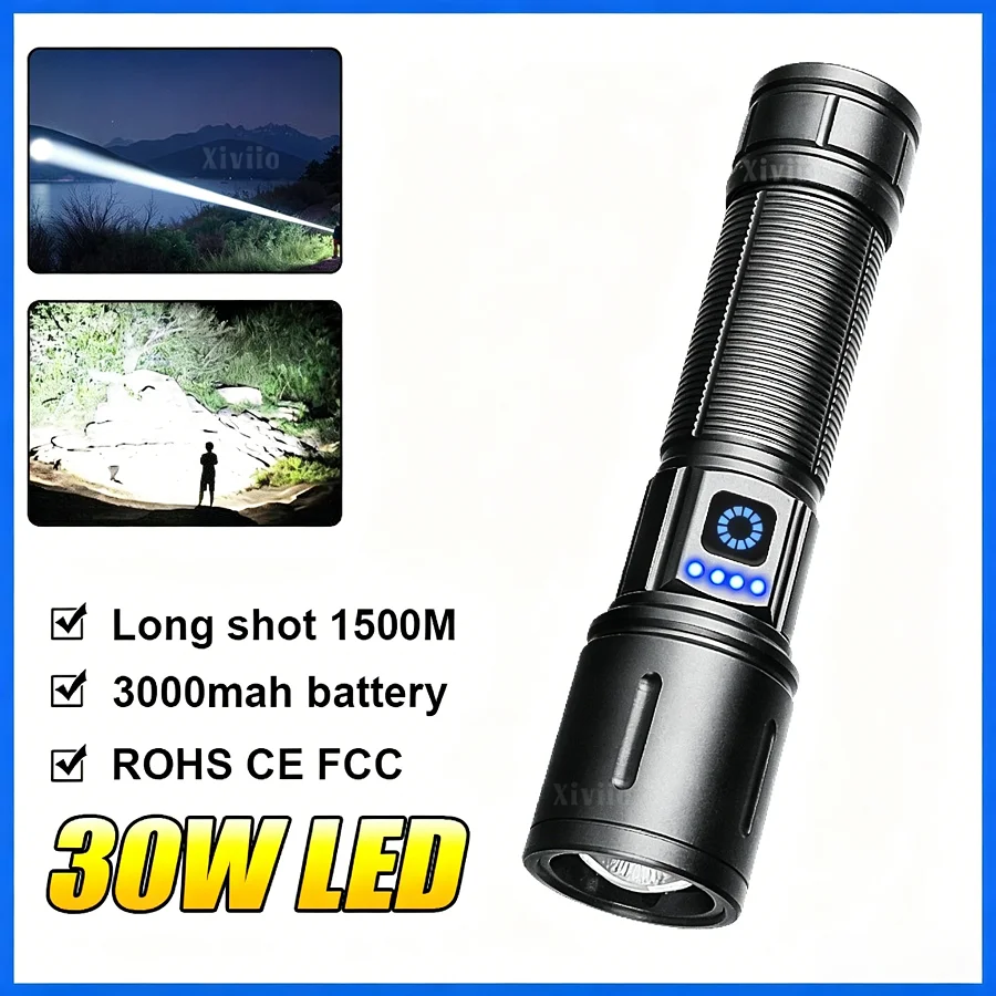 Outdoor Lighting Mains Powered - Super-powerful Flashlights High Lumen Strong Light