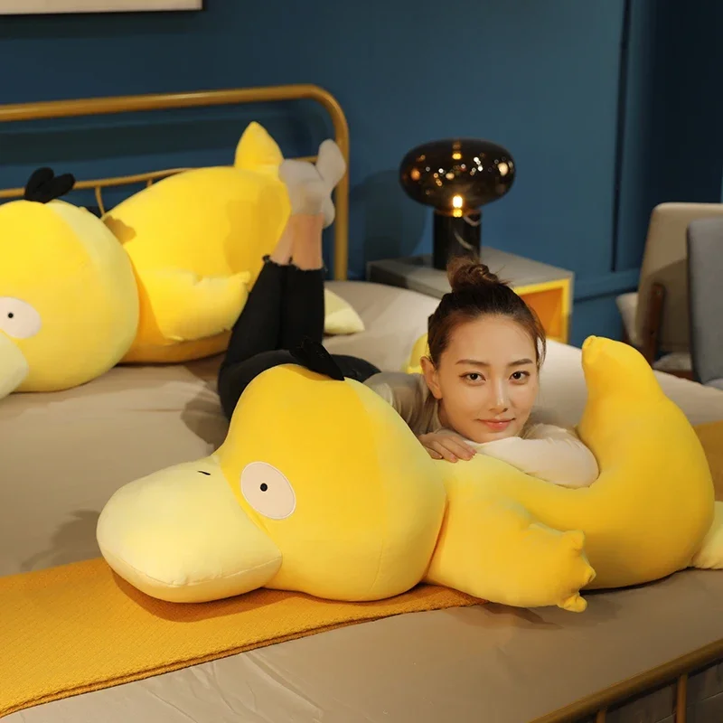 Big Size Pokemon Plush Toy Set - Psyduck Charmander Squirtle Pikachu Yellow Duck Stuffed Animal Gengar Doll Gift for Kids