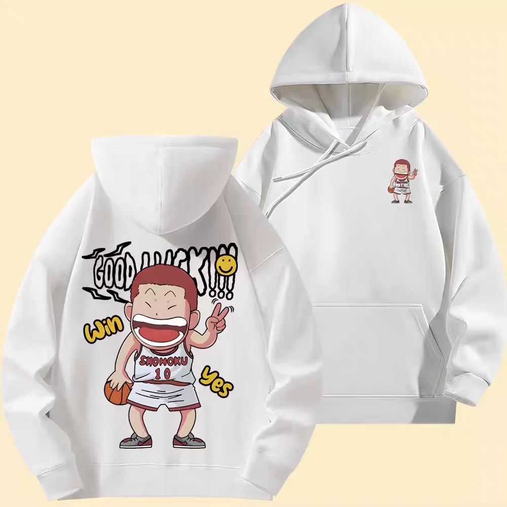 

Толстовка с капюшоном Slam Dunk для мальчиков, одежда в стиле аниме, осенний повседневный пуловер с длинными рукавами, детская одежда, школьный косплей для подростков