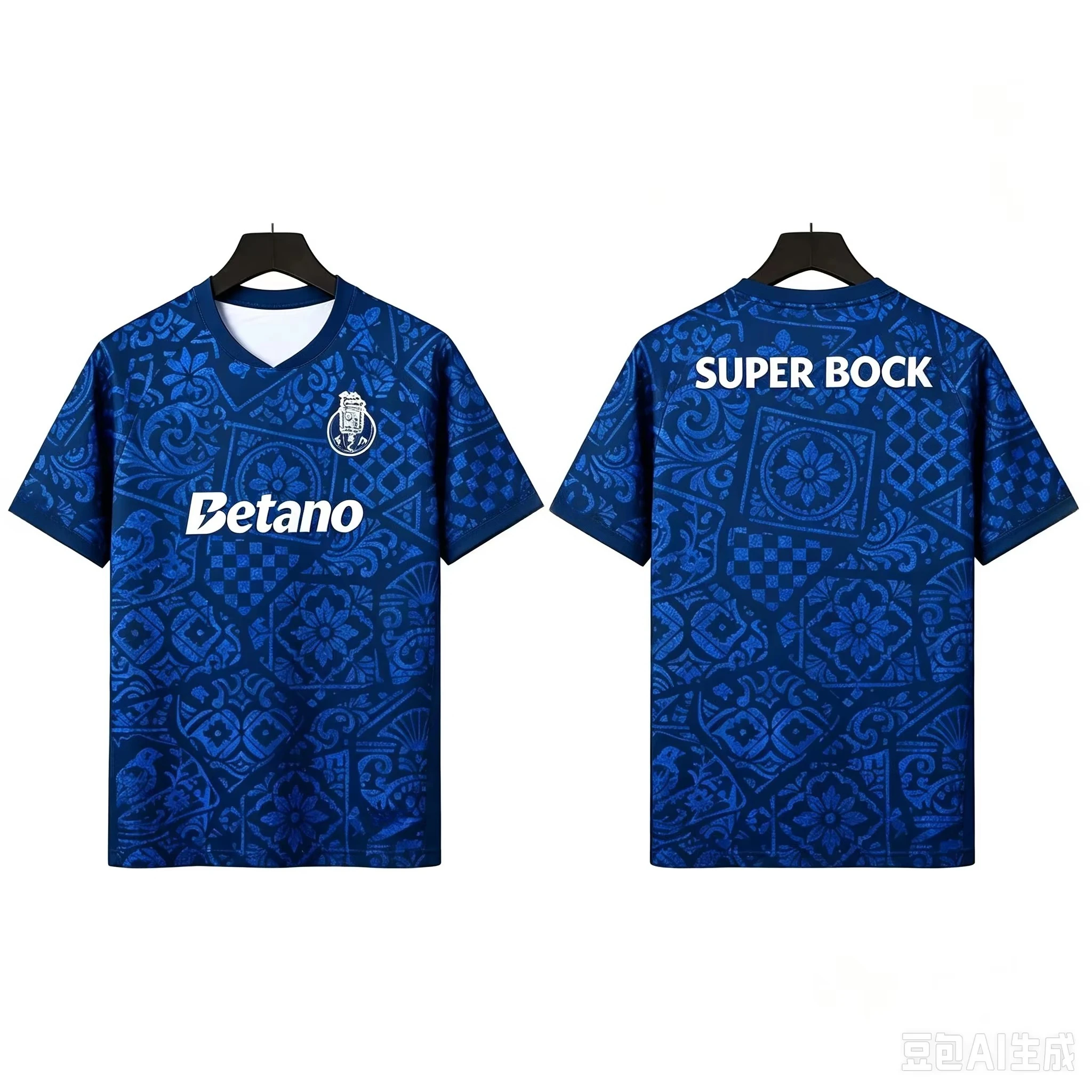 New Azulejos Art Style 2026-27 New Porto Fan Limited Jersey Daily Training Match Casual Suitable for Both Adults and Children