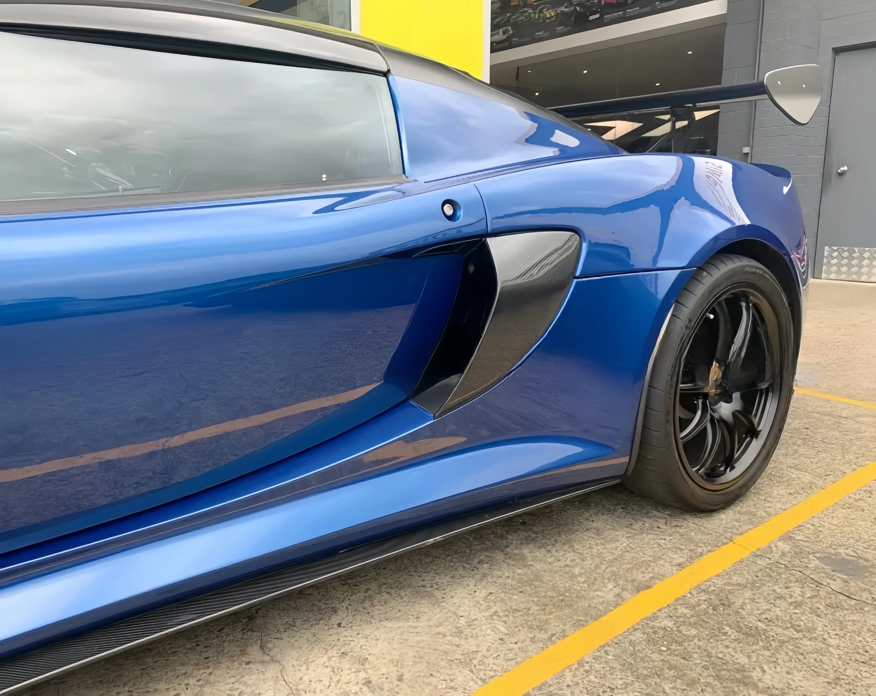 Compatible With Lotus Exige V6 Carbon Fibre Mod Side air Outlet Replacement Side air Intake 5