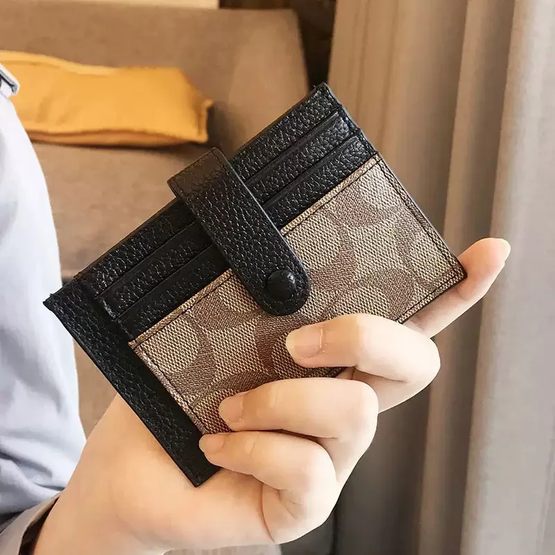 2027 Fashion Classic Monogram Ultra-thin Envelope Card Holder Women Fashion Mini ID & Credit Card Wallet