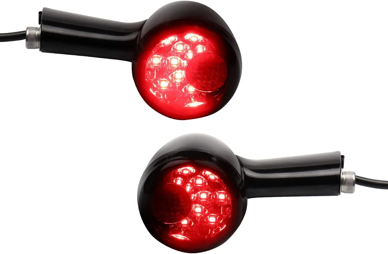 

Universal LED Turn Signals 12V Motorcycle Brake Taillights Compatible with Harley Sportster XL1200 Iron 883 - 2Pcs