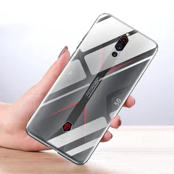 Transparent TPU Phone Case for ZTE Nubia Red Magic 6 Pro 6R Cover Soft Silicone Case for Red Magic 5 5S Mars Case Shell