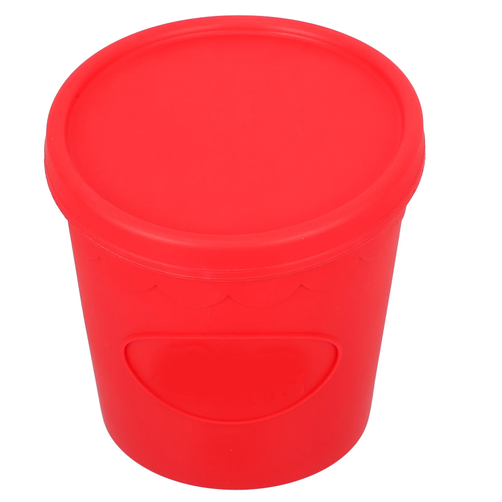 

Popcorn Silicone Bucket Game Party Boxes Seal Reusable Red Movie-night Bowl Holder