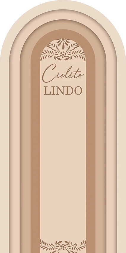 Mehofond Cielito Lindo غطاء مقوس خلفية استحمام الطفل الوليد عيد ميلاد الأمومة شريط زهرة براون ديكور 2-خلفية على الوجهين