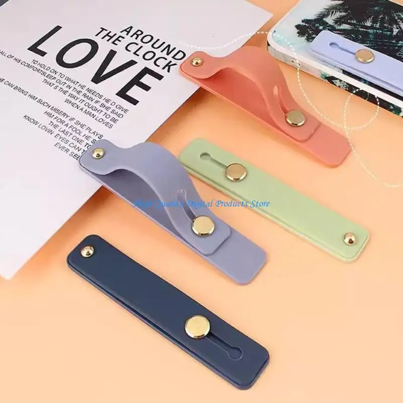 U2JE 5Pcs Adhesive Phone Finger Grip Stand Slide Design for Secure Hand Use