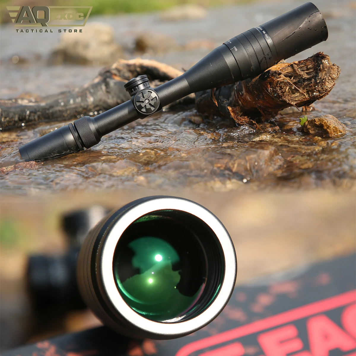 Outdoor SR 3-9X40 AOIR Black Clear Imaging Scope Illumination Scope Optics With Rings Mounts Scopes & Accessories For Airsoft