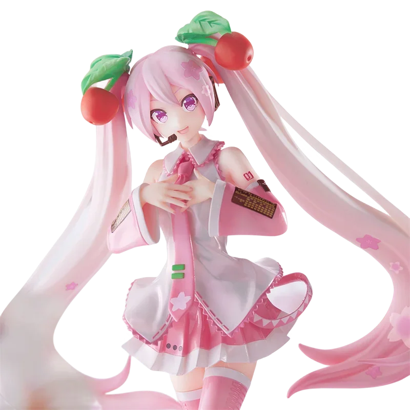 Genuine Hatsune Miku Anime Figure Cherry Blossoms 2023 Action Figure Toys for Boys Kids Gift Collectible Model Ornaments